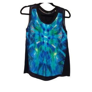 Tie dye sleeveless blouse